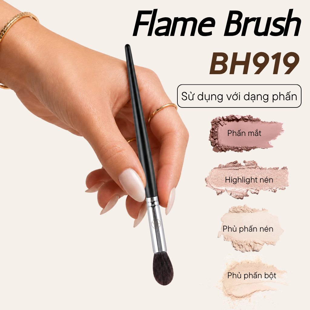 Cọ Tán Mắt Đầu Ngọn Lửa BH Cosmetics Flame Brush BH919